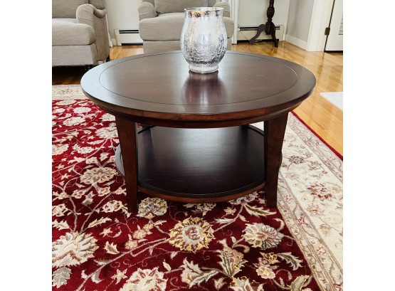 Pottery Barn Round Coffee Table (Living Room)