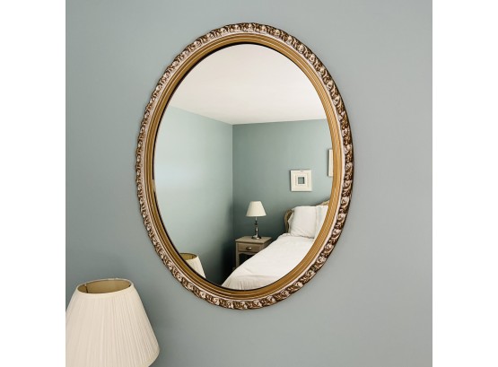 Gold Oval Mirror (Bedroom 3)