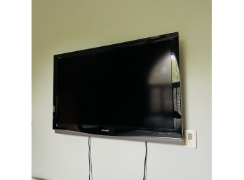 Sharp Aquos Wall Mounted Television (Master Bedroom)