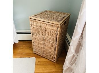 Wicker Laundry Basket (Bedroom 1)