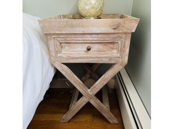 Side Tray Table With Drawer (Bedroom 2)