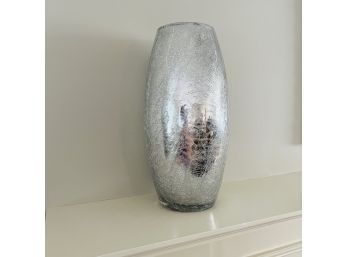 Decorative Silver Vase (Living Room)
