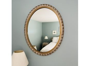 Gold Oval Mirror (Bedroom 3)