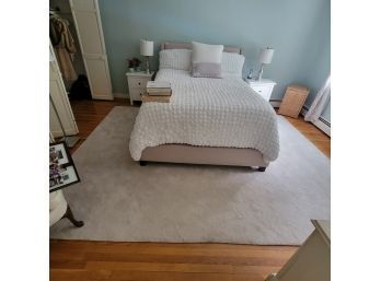 Large White Area Rug (Upstairs Bedroom)