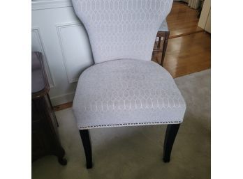 Nail Head Accent Chair #1 (Master Bedroom)