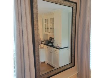 Black And Gold Frame Mirror (Dining Room)