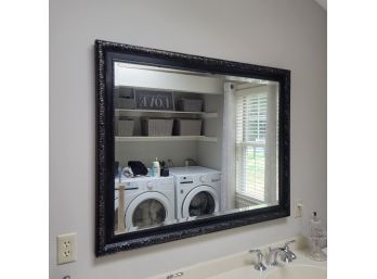 Black Rectangular Mirror (Master Bathroom)