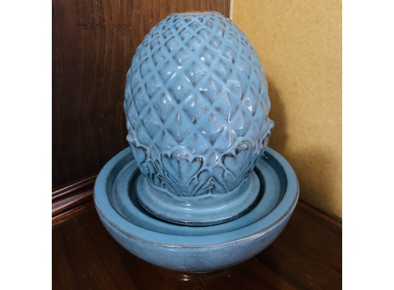 Blue Ceramic Table-Top Fountain (Bag No. 1)