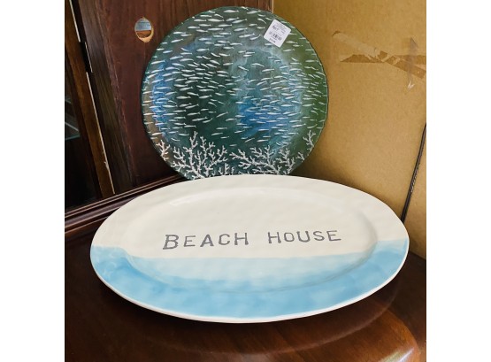 Nautical/Beach House Platters