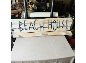 Beach House Peg Hook Sign