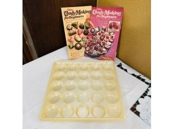 Candy Making Guides And Plastic Molds Lot