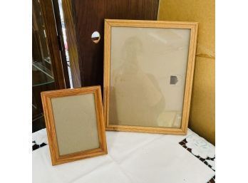 Wooden Frame Lot (With Glass And Backings)