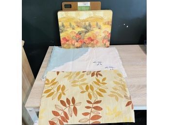 Placemat And Cutting Board Lot (No. 17)