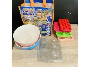 Assorted Baking Supplies With Shaws Tote Bag (No. 9)