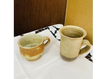 Ceramic Pottery Mug Lot