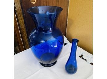 Decorative Blue Vase Lot