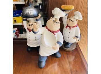 Large Chef Statue Lot