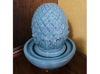 Blue Ceramic Table-Top Fountain (Bag No. 1)