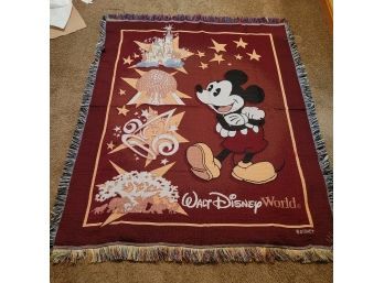 Mickey Mouse Throw Blanket (Upstairs Bedroom)