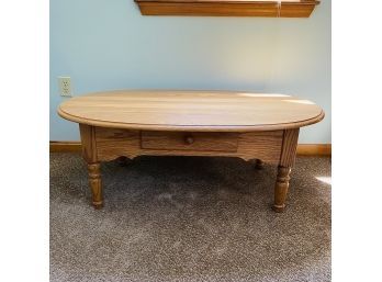 Solid Wood Coffee Table With Drawer (Upstairs Sitting Room)