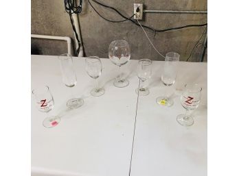Assorted Wine Glass Lot (Basement Self Bin)