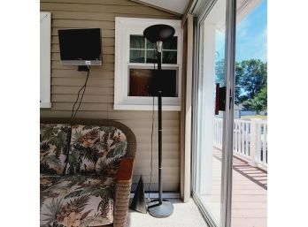 Tall Black Floor Lamp (Porch)