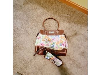 Chaps Floral Purse And Matching Wallet (Upstairs Bedroom)