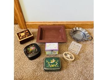 Assorted Trinket Boxes (Upstairs Sitting Room)