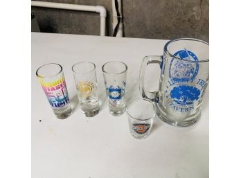 Glass Barware Lot (Basement Shelf Bin)