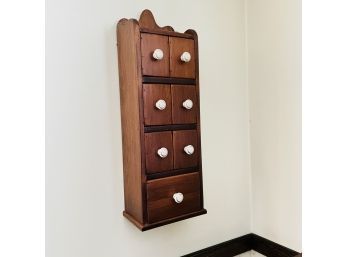 Handmade Apothecary Wall Cabinet With 7 Drawers (Dining Room)