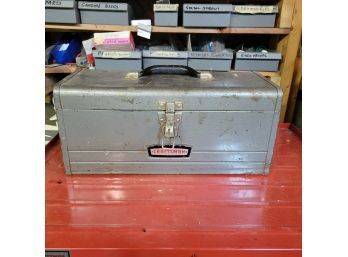 Craftsman Metal Toolbox With Insert (Basement)