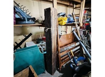 Reclaimed Wood Mantle (Garage)