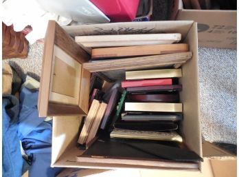 Lot Of Assorted Table Top Picture Frames (Family Room)