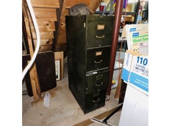 Older Metal Filing Cabinet (Basement)