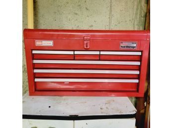 Red Sears Craftsman Tabletop Chest Including Content (Basement)