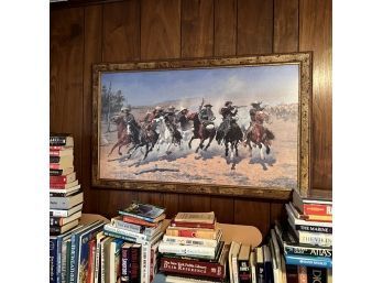 Framed Western Print (Mud Room)