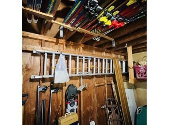 Aluminum Ladder With Hang Up Hooks (Garage)