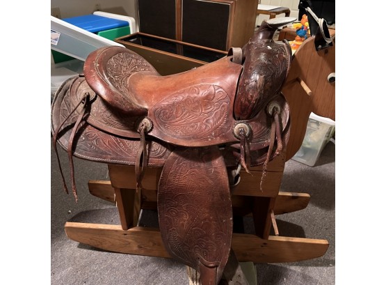Western Saddle From The 50's