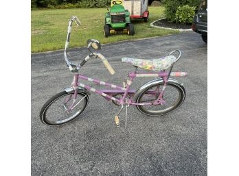 Girls Vintage Banana Seat Bicycle