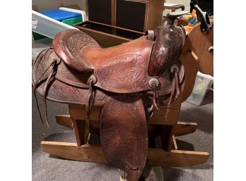 Western Saddle From The 50's