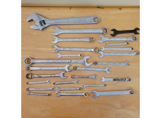 Craftsman, Popular Mechanics, Husky And Other Wrench Lot