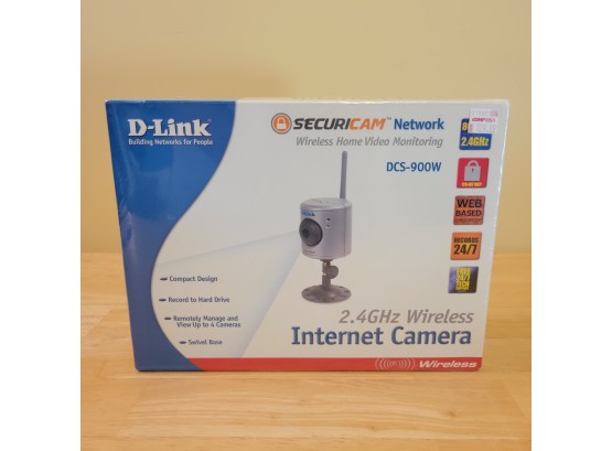 D- LINK Security Cam Wireless Home Video Monitoring. New!