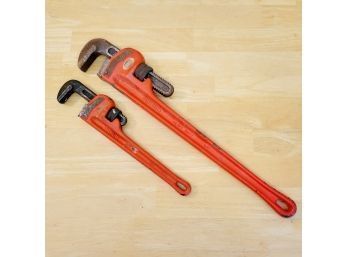 Ridgid 14' And 24' Pipe Wrench Set