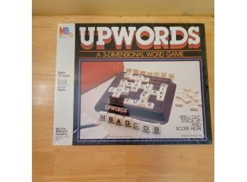 1983 Milton Bradley Upwords Game. Still Sealed.