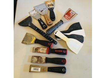 Assorted Putty Knives And Scrapers Lot