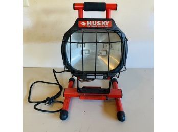 Portable Red And Black Husky Work Light