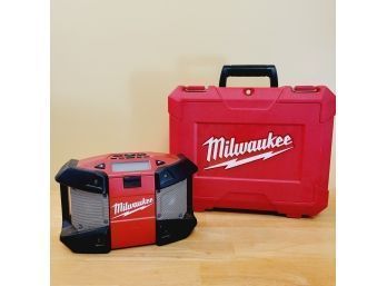 Milwaukee Drill And Radio Set