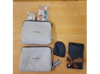 Set Of 2. 1 New And 1 Used Samsonite Travel Accessories
