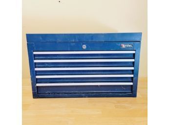 Heavy Duty Excel 5 Drawer Tool Box In Blue