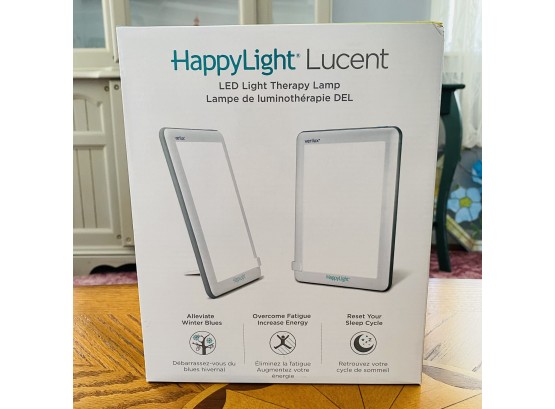 HappyLight Lucent LED Light Therapy Lamp - Like New! (Livingroom)